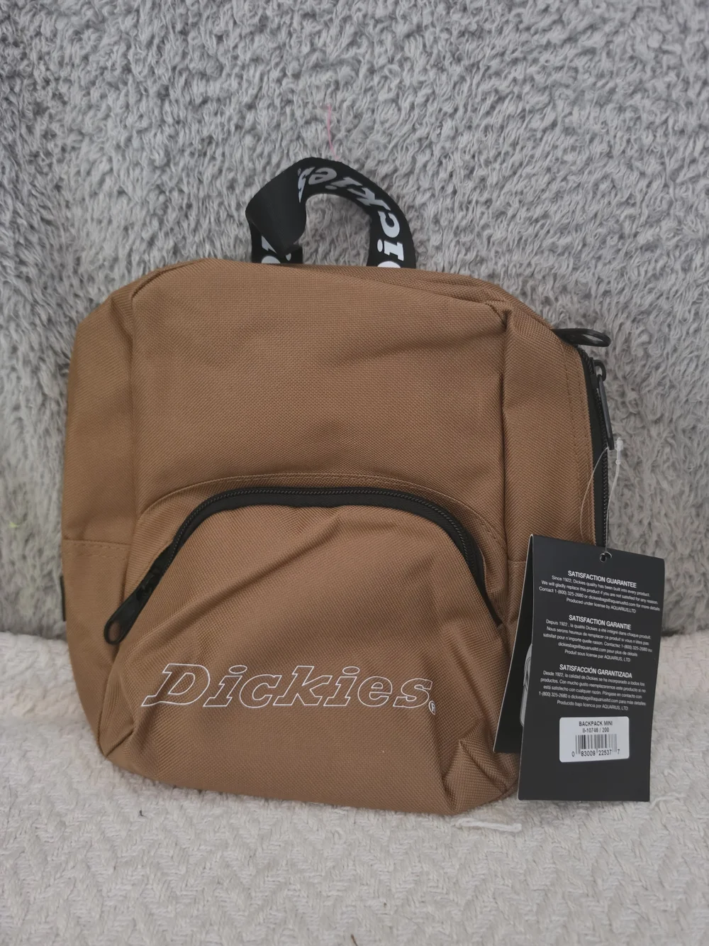 Dickies Men’s Tan Mini Backpack - Casual Everyday Bag